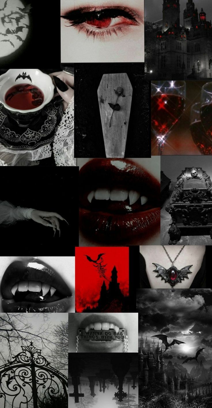 Aesthetic background for the dark and gothic side of me. - Vampire