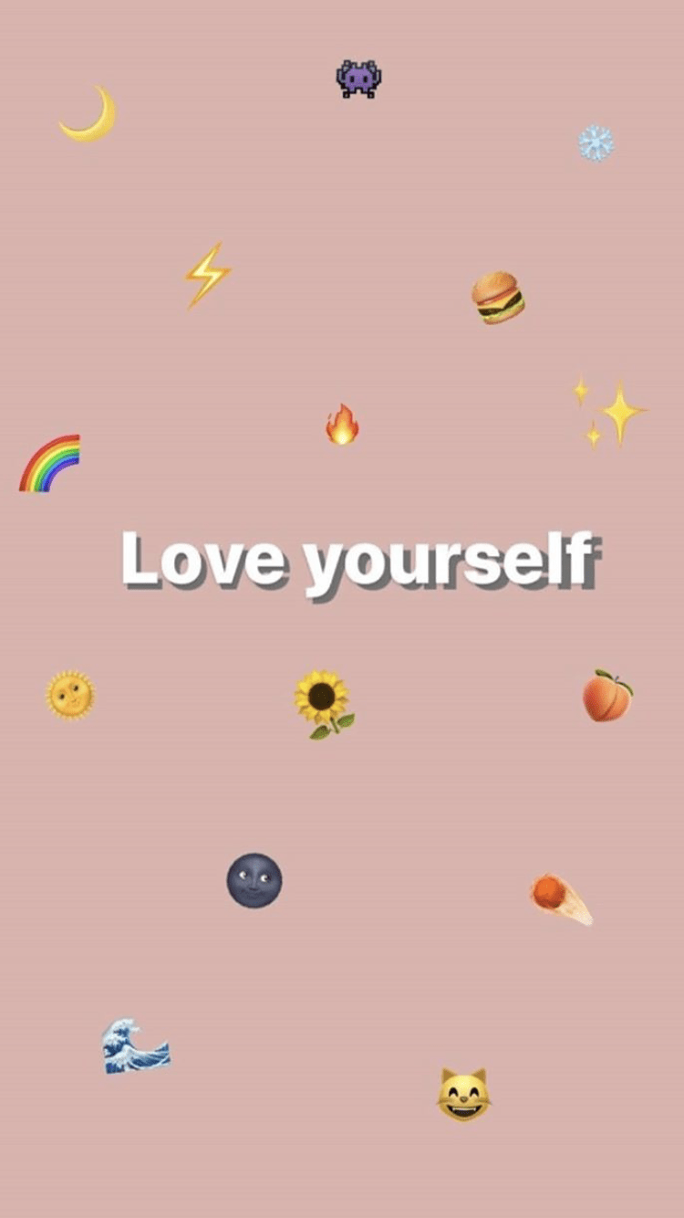 Love yourself wallpaper, phone background, aesthetic wallpaper, phone wallpaper, phone background, phone screensaver, phone lock screen, phone home screen, phone wallpaper ideas, phone background ideas, phone wallpaper aesthetic, phone background aesthetic, phone screensaver aesthetic, phone home screen aesthetic, phone wallpaper ideas aesthetic, phone background ideas aesthetic - Emoji