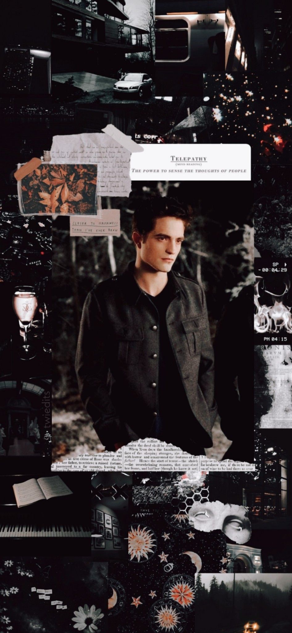 Edward Cullen aesthetic wallpaper I made for my phone - Twilight