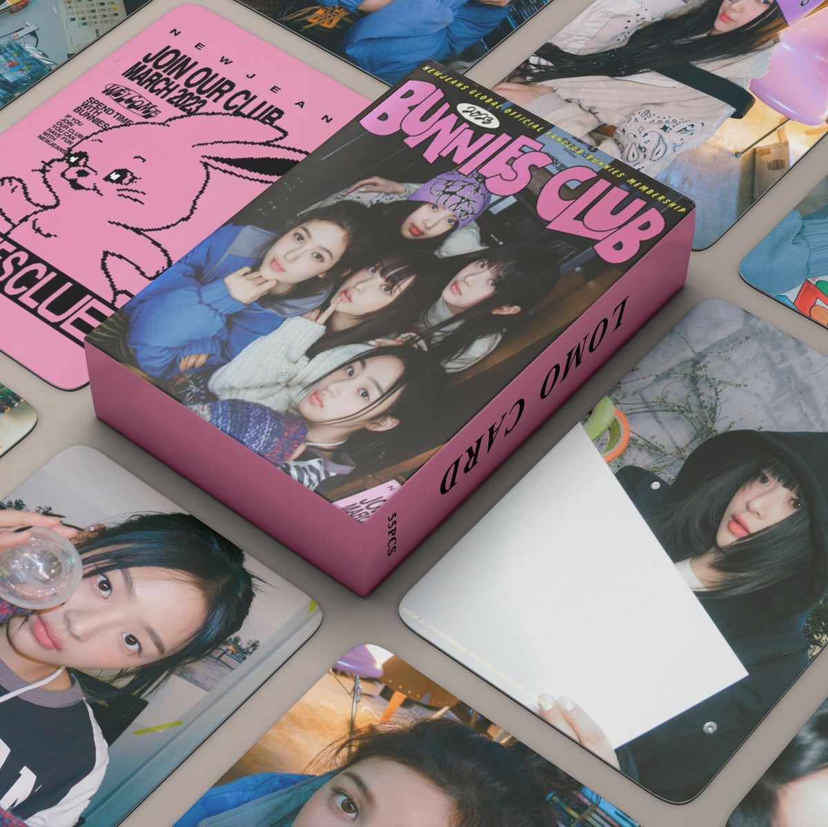 New Jeans Bunnies Club Photo Cards (55 Cards)