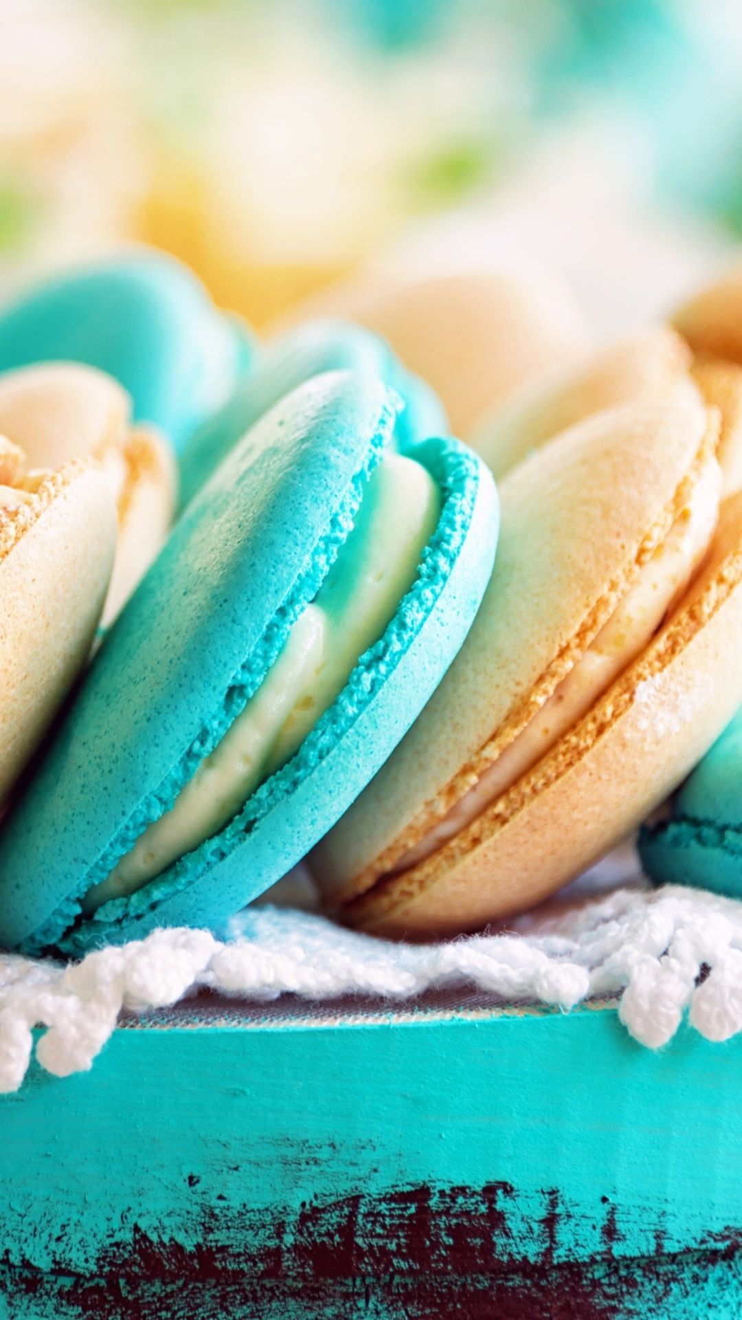 Wallpaper / Food Macaron Phone Wallpaper, Sweets, Dessert, Baking, 1080x1920 free download