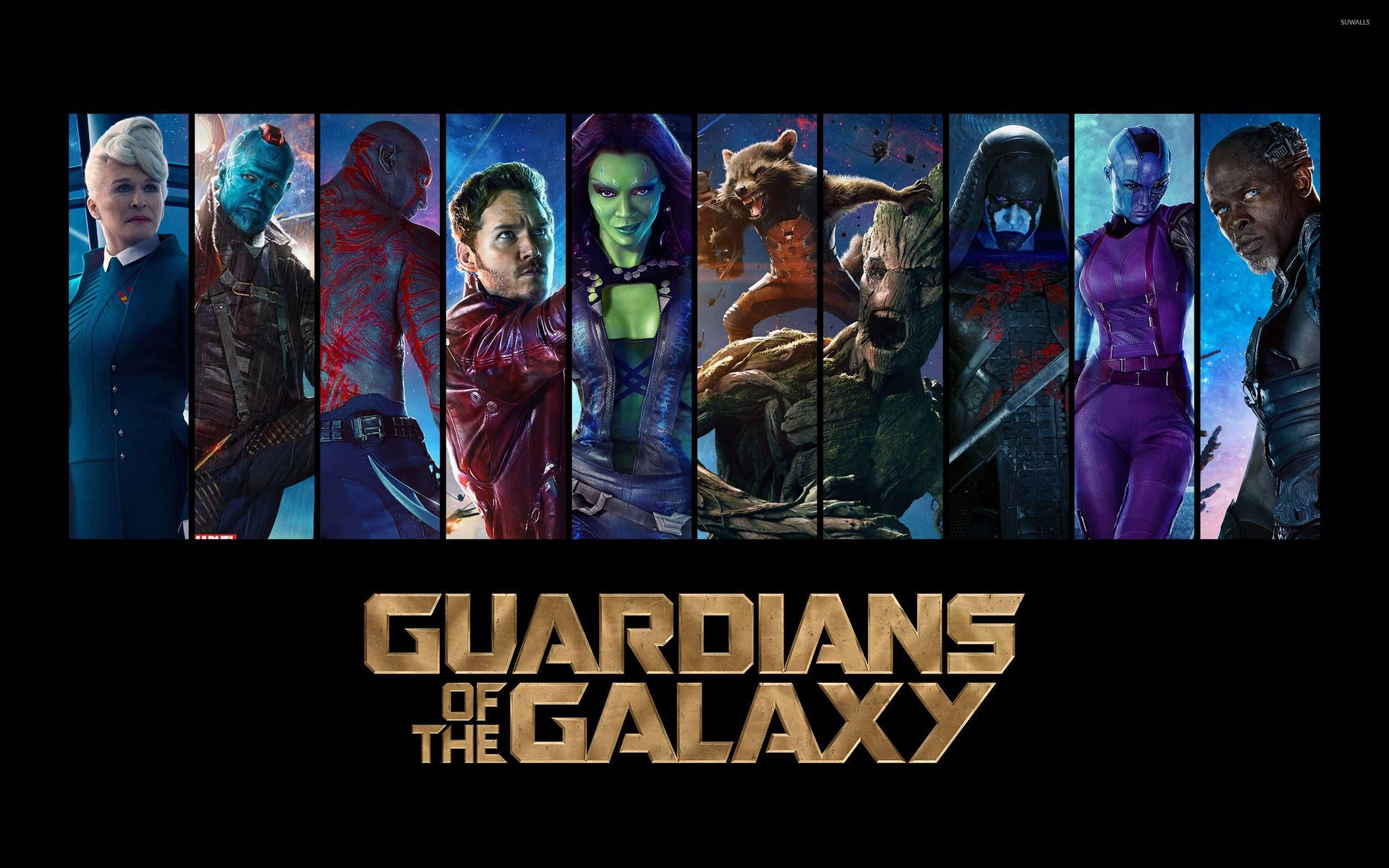 Download Guardians Of The Galaxy HD Collage Wallpaper