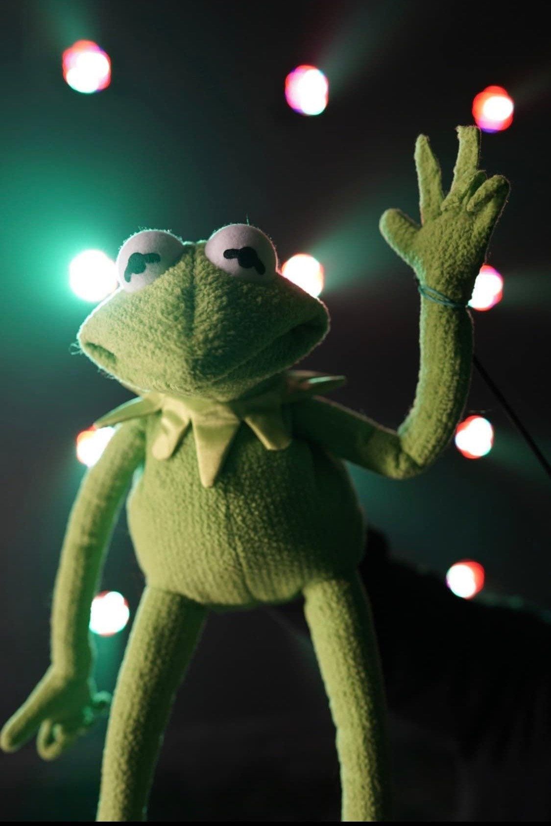 Kermit the Frog Hand Puppet Muppet Puppet