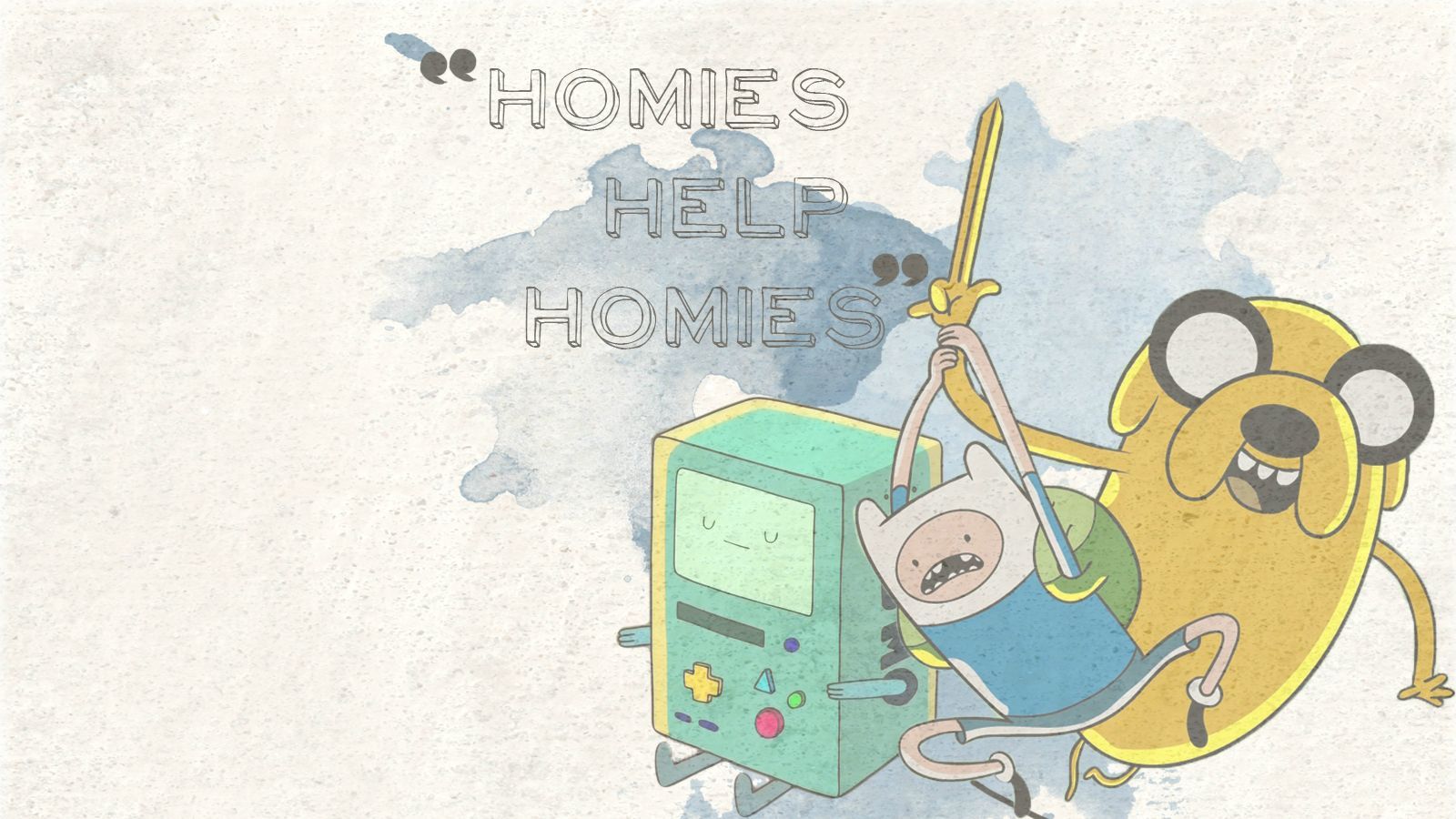 Adventure Time Help Homies [1600x900]