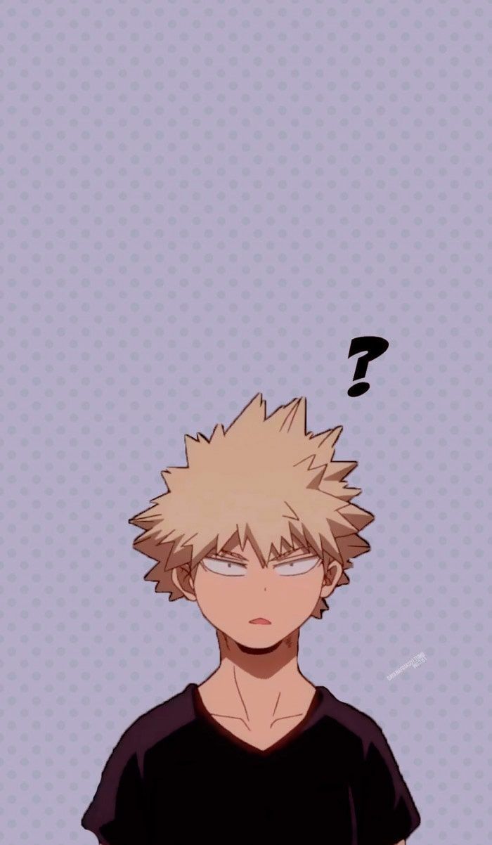 Anime wallpaper iphone, boku no hero academia, bakugo with blonde hair - Deku