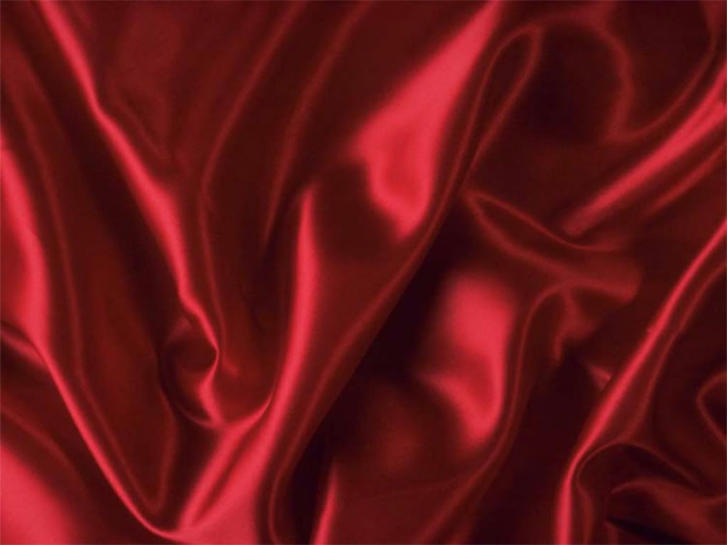 Red silk fabric that is very smooth and has a sheen to it. - Silk