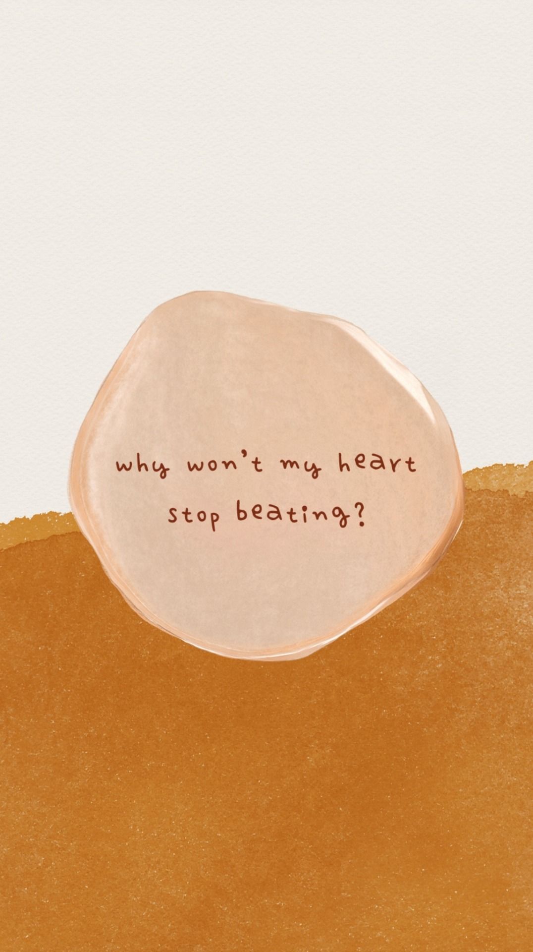 A brown egg with the words who's my heart stop beating? - Light brown, brown