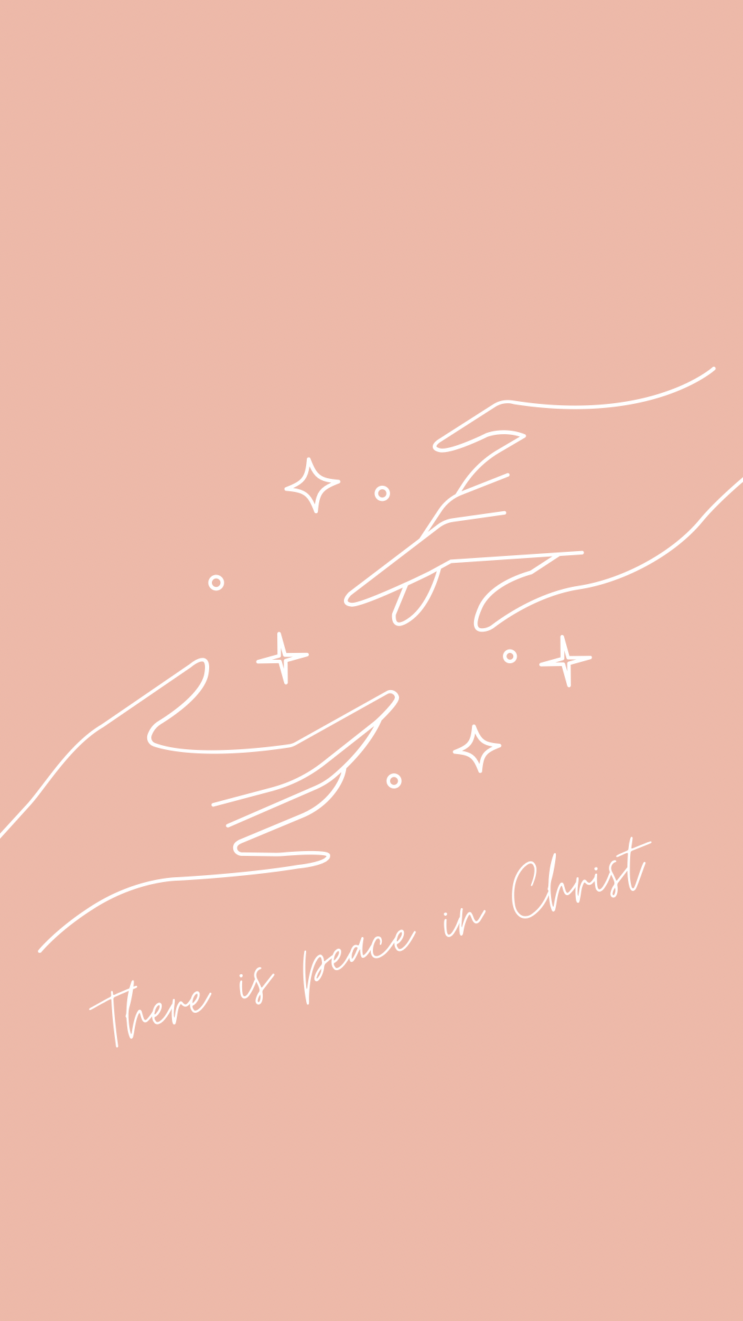 A poster with the words there is peace in christ - Jesus, Libra, peace