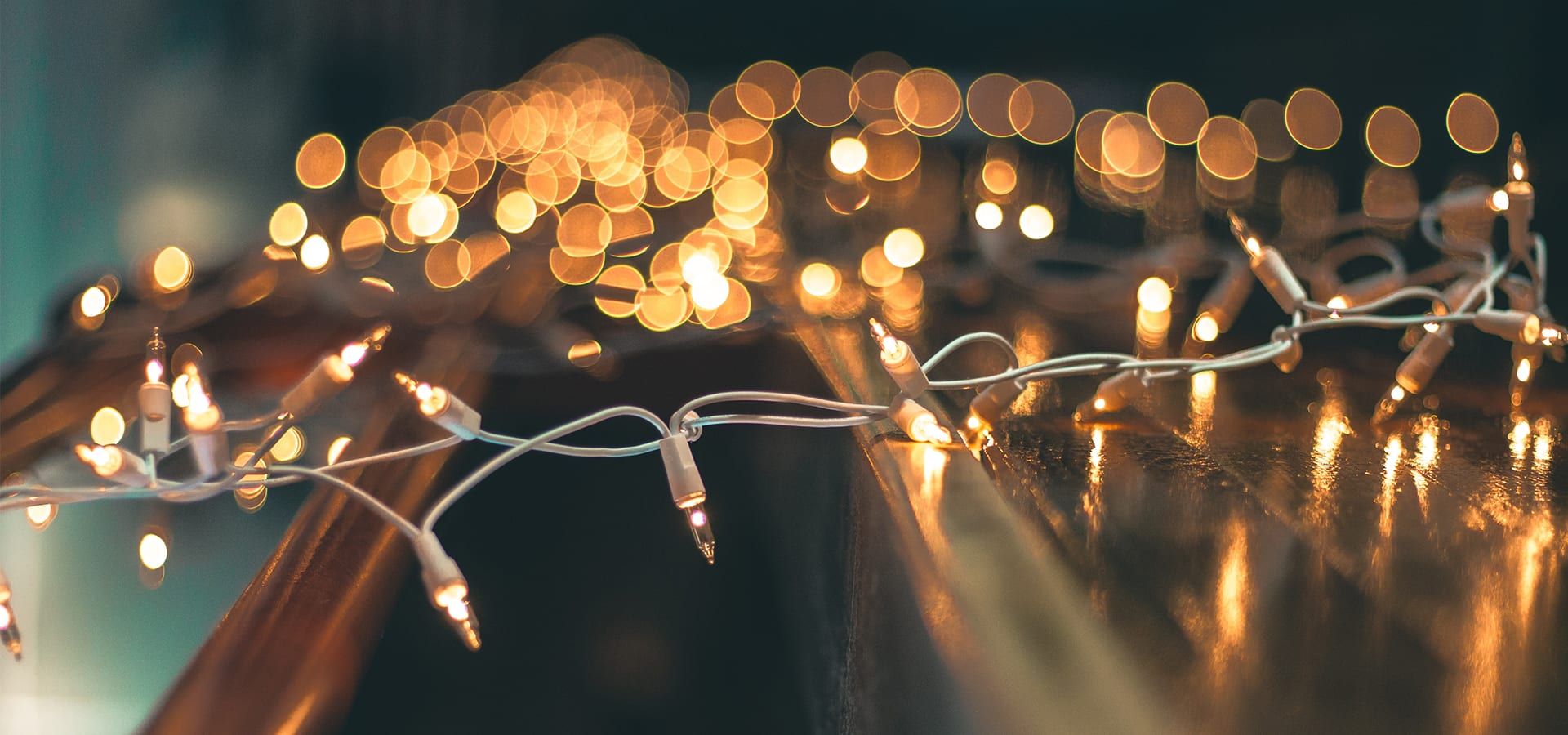 String lights are a great way to add a festive touch to your home. - Fairy lights