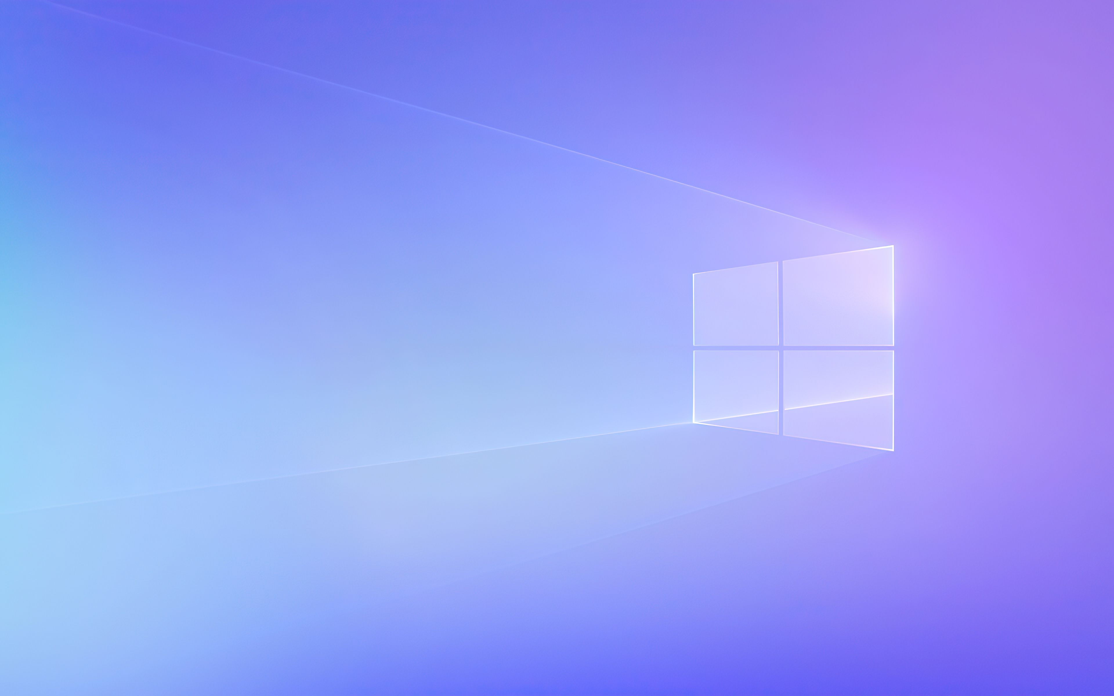 Windows 10 wallpaper with a purple and blue theme - Windows 10
