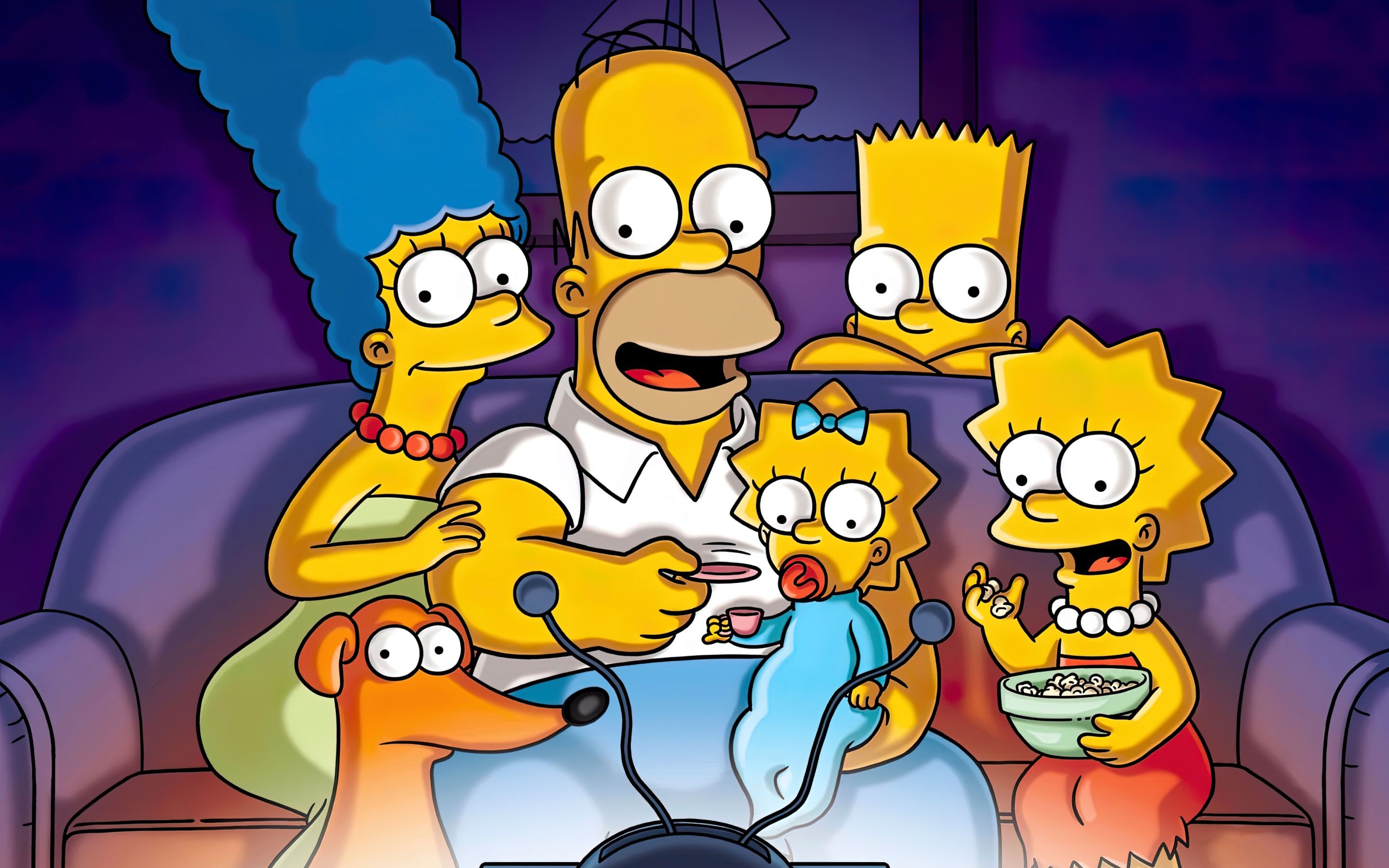 Simpson family Wallpaper 4K, The Simpsons