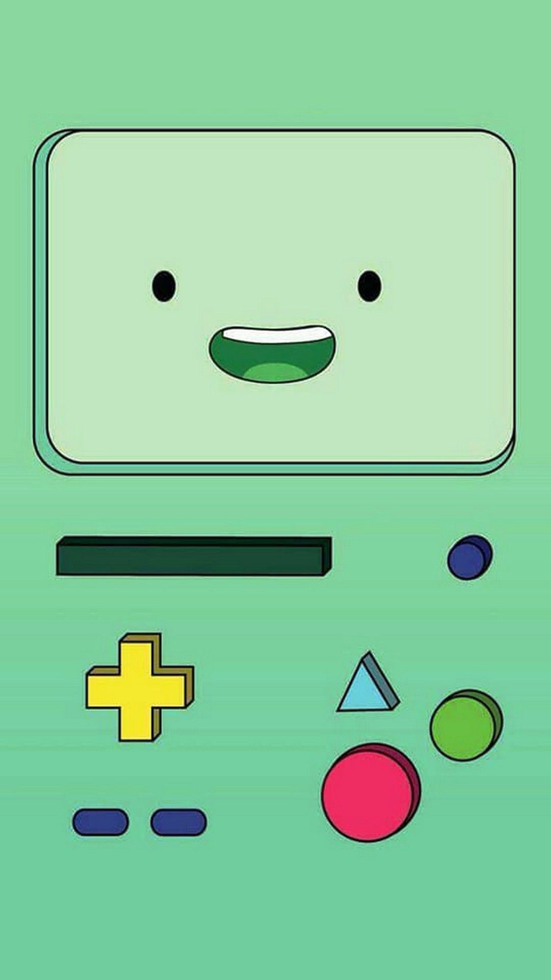 Adventure Time BMO wallpaper for iPhone and Android. - Adventure Time