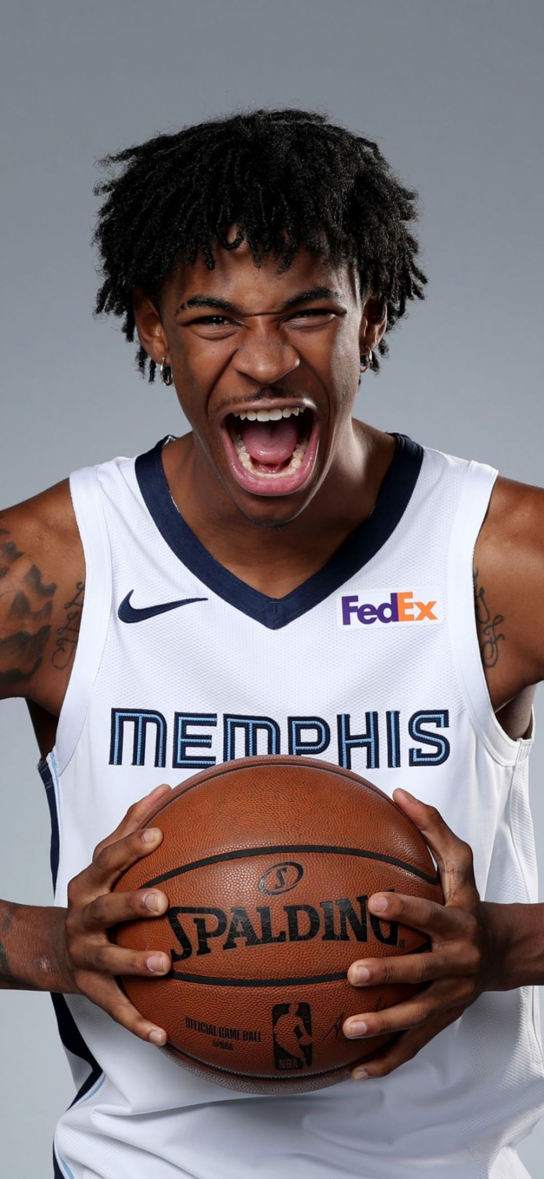 Ja Morant Wallpaper iPhone with high-resolution 1080x1920 pixel. You can use this wallpaper for your iPhone 5, 6, 7, 8, X, XS, XR backgrounds, Mobile Screensaver, or iPad Lock Screen - Ja Morant