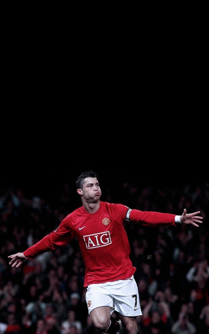 Cristiano Ronaldo Manchester United Wallpaper for iPhone with resolution 1080X1920 pixel. You can make this wallpaper for your iPhone 5, 6, 7, 8, X backgrounds, Mobile Screensaver, or iPad Lock Screen - Cristiano Ronaldo