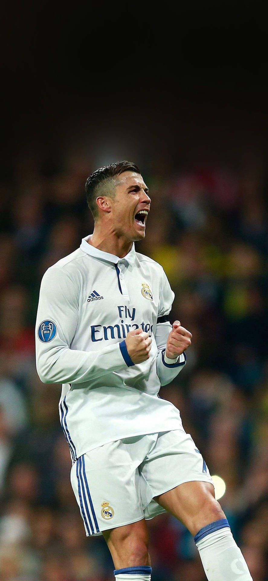 Cristiano Ronaldo celebrates after scoring a goal during a match - Cristiano Ronaldo