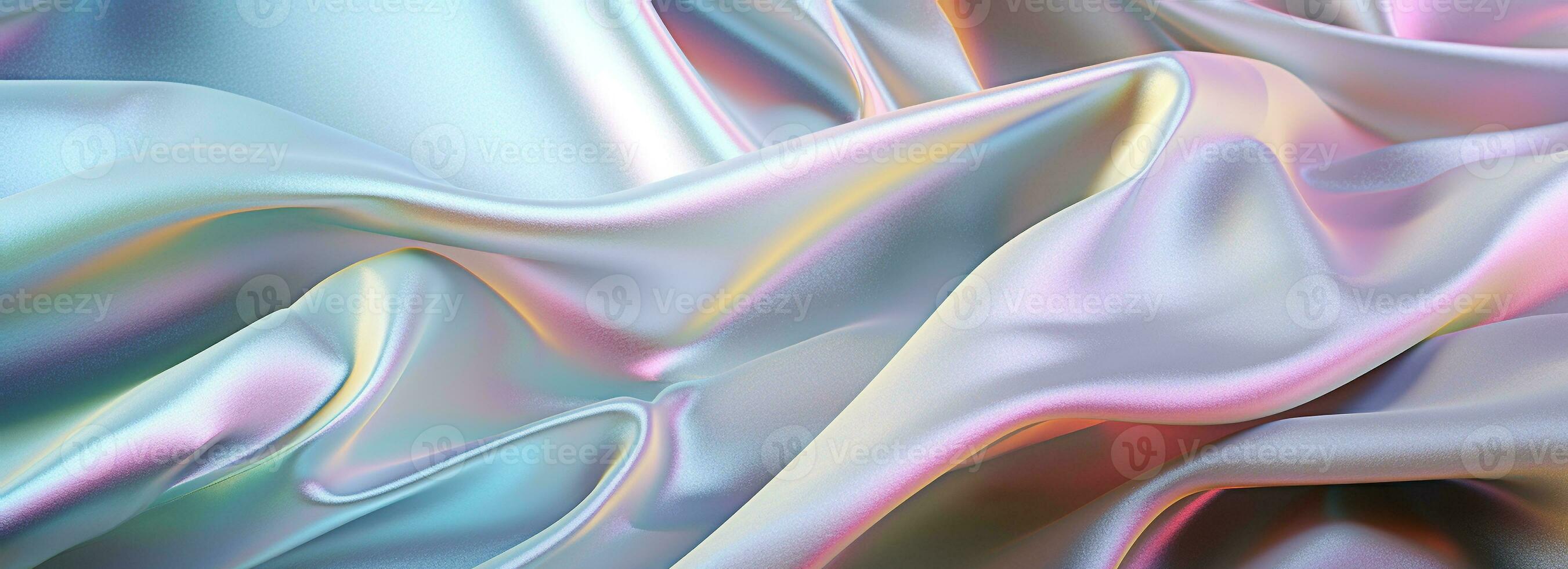 Silk shiny white fabric texture banner