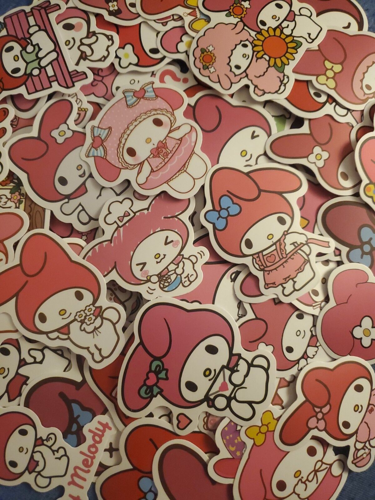 My Melody Stickers - 40 stickers - Die cut - 1.5 inches - My Melody