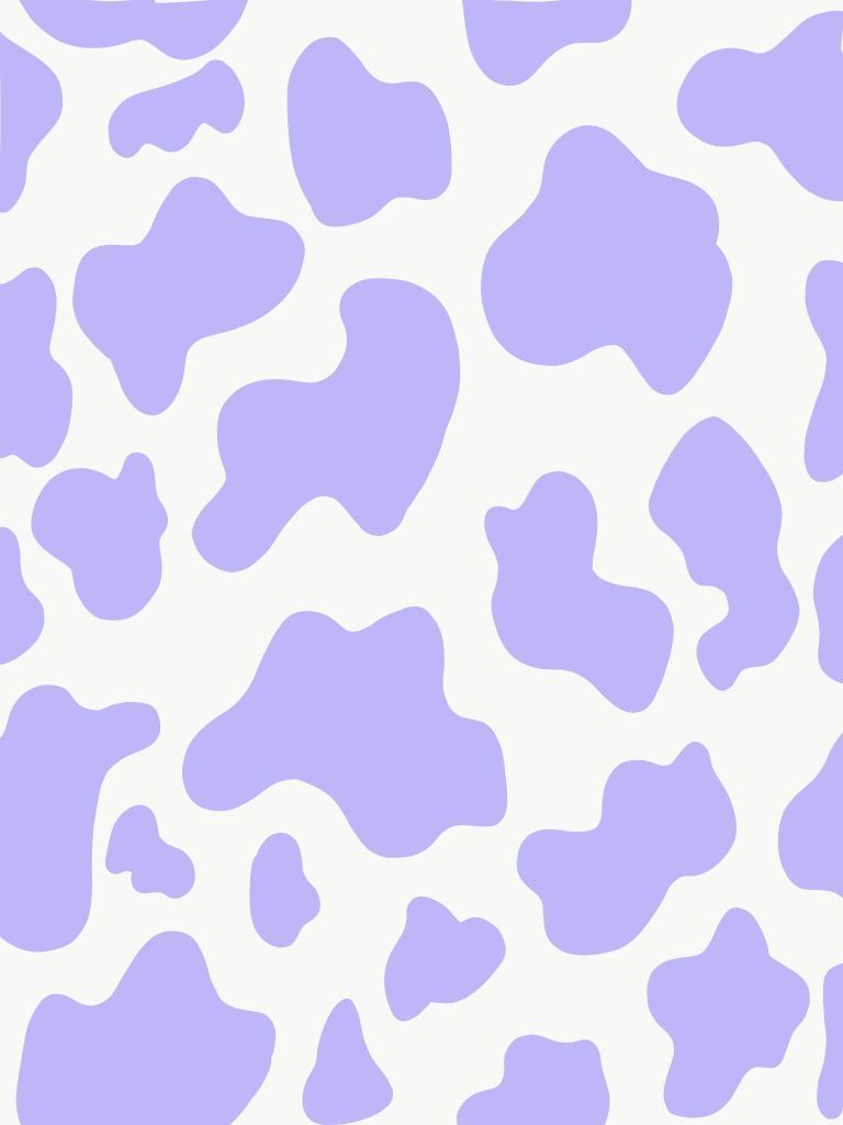 A purple cow pattern with white spots - Cow