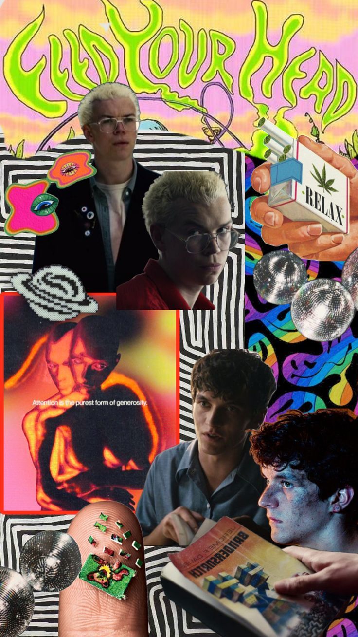 bandersnatch #colinritman #willpoulter #fionnwhitehead. Create collage, Fionn whitehead, Will poulter