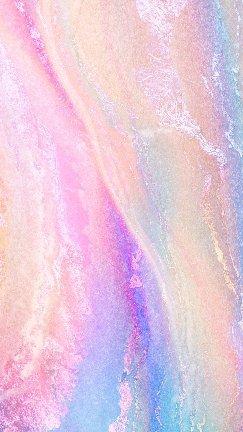 Gradient Mobile Wallpaper. Holographic Halftone iPhone & Android Lock Screen Background