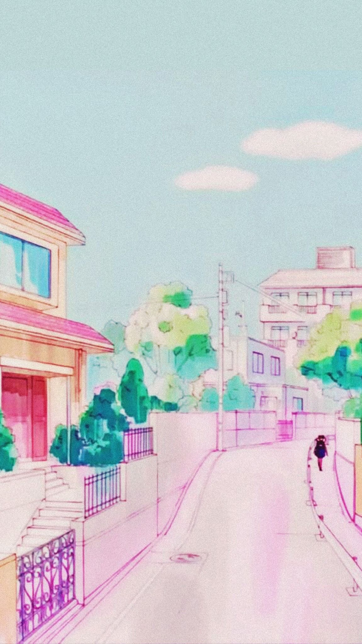 90s anime aesthetic. Aesthetic anime, Anime wallpaper, Anime scenery