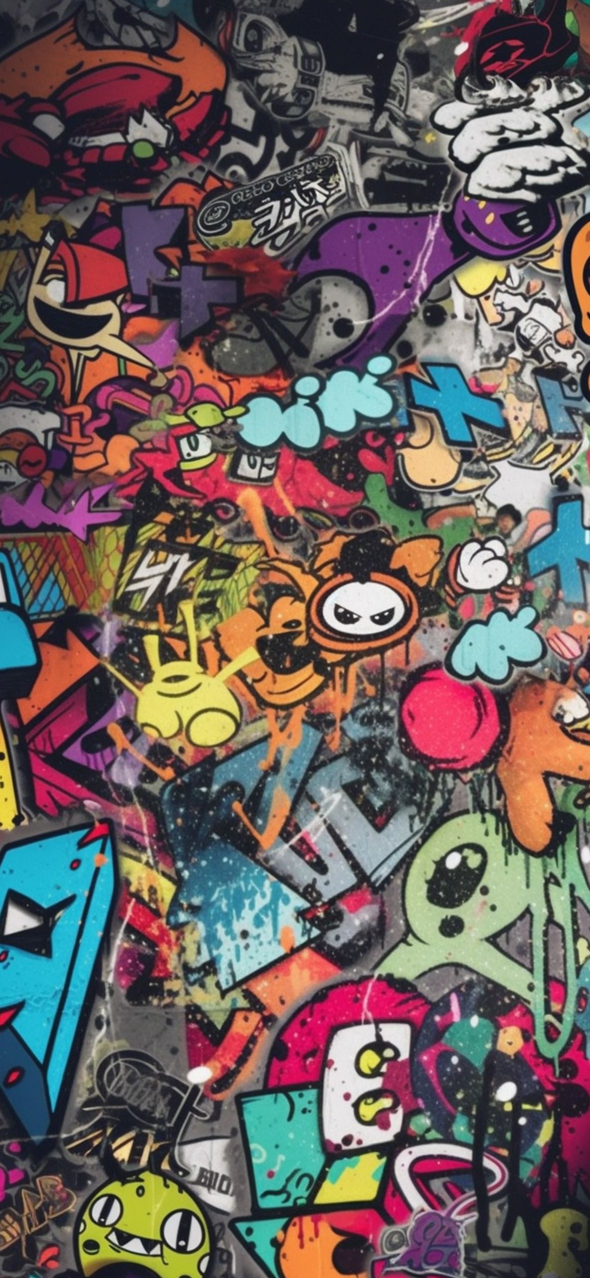 Trippy Graffiti Art Wallpaper Background Wallpaper iPhone