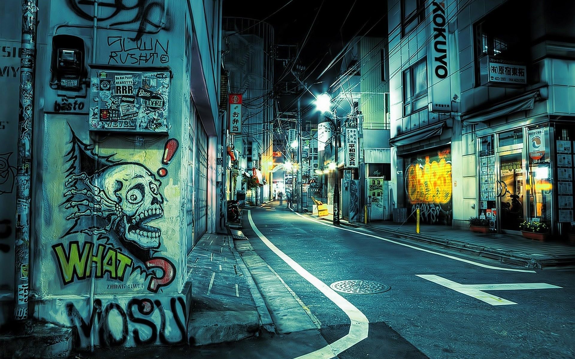 Night Alley Anime Background Wallpaper Anime Wallpaper, background wallpaper anime