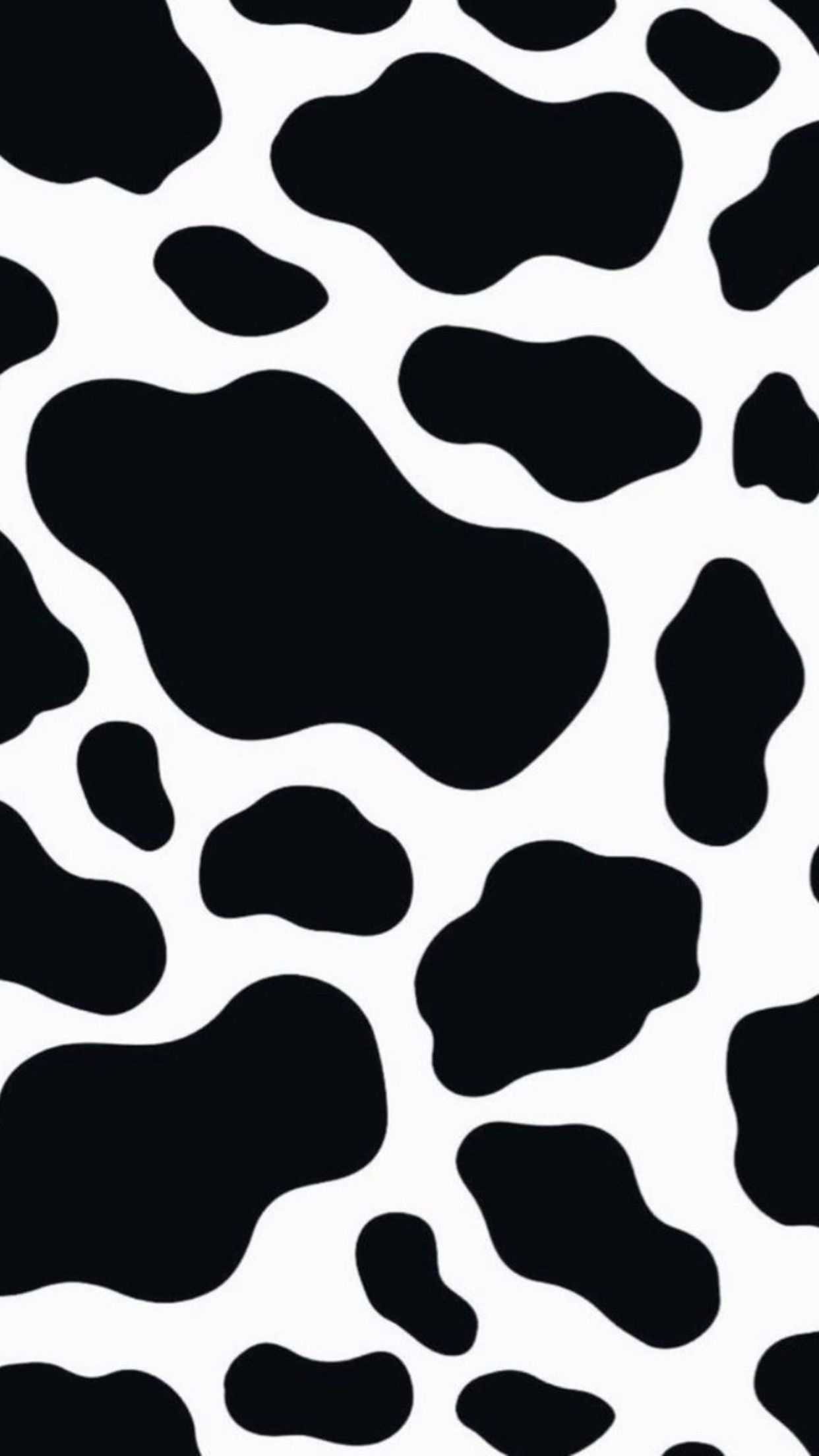 A black and white cow pattern - Cow