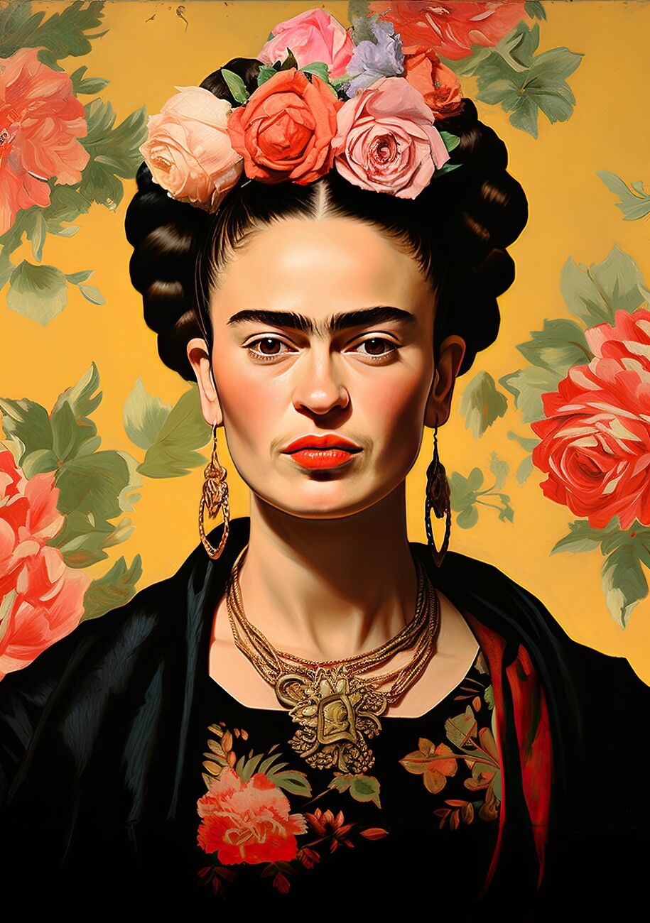 Frida Kahlo Kunstdruck Wall Mural