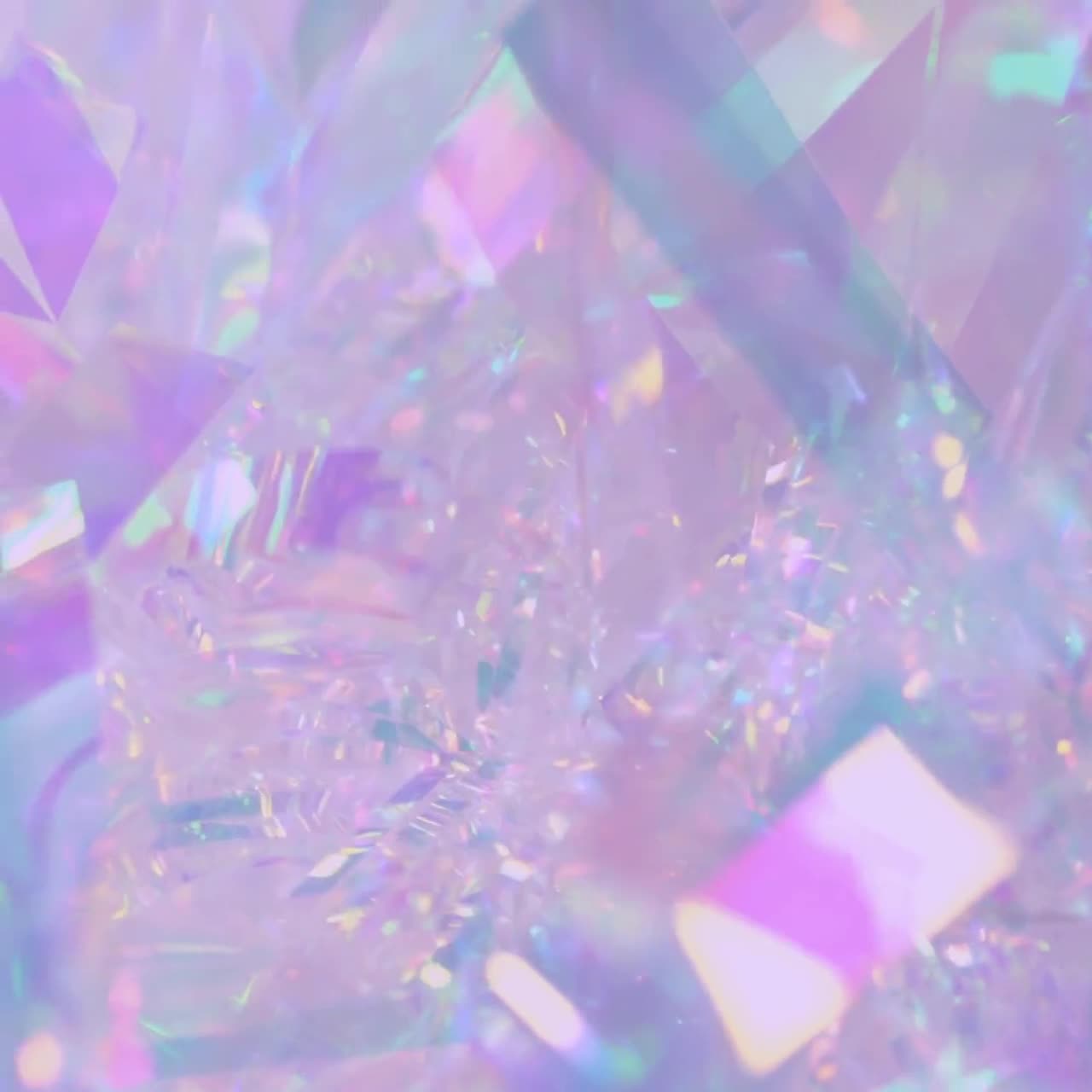 A pink and purple crystal background - Iridescent