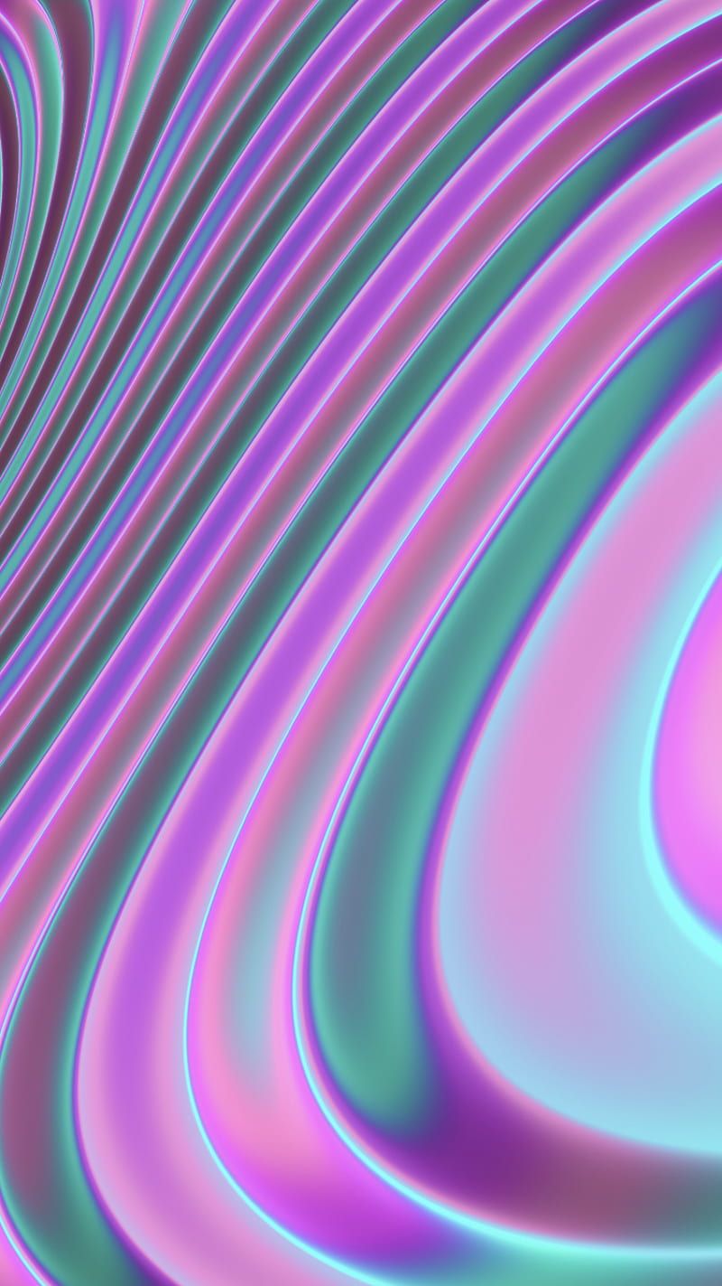 A phone wallpaper of a colorful abstract background - Iridescent