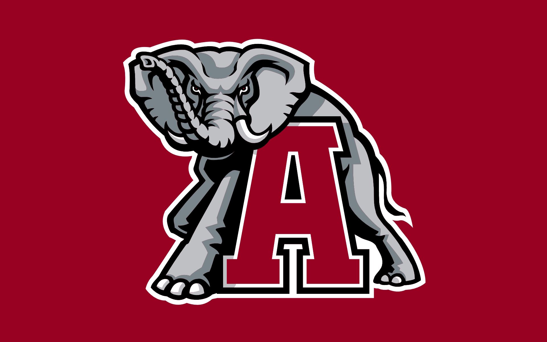 The auburn tigers logo - Crimson
