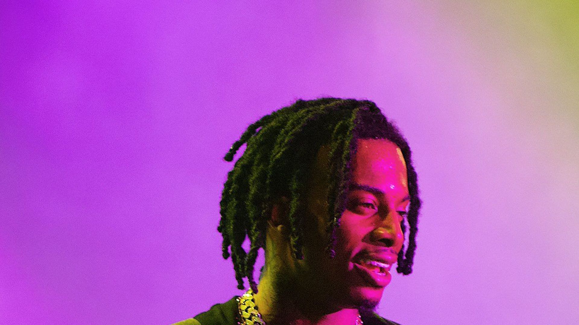 playboi carti in purple background