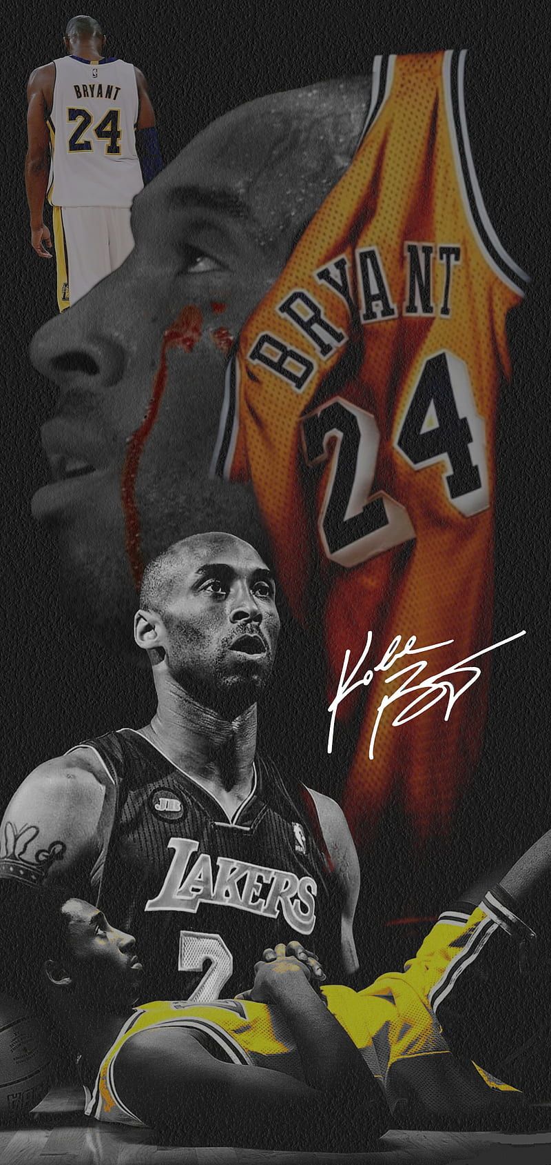 Kobe Bryant wallpaper for iPhone and Android devices. - Kobe Bryant