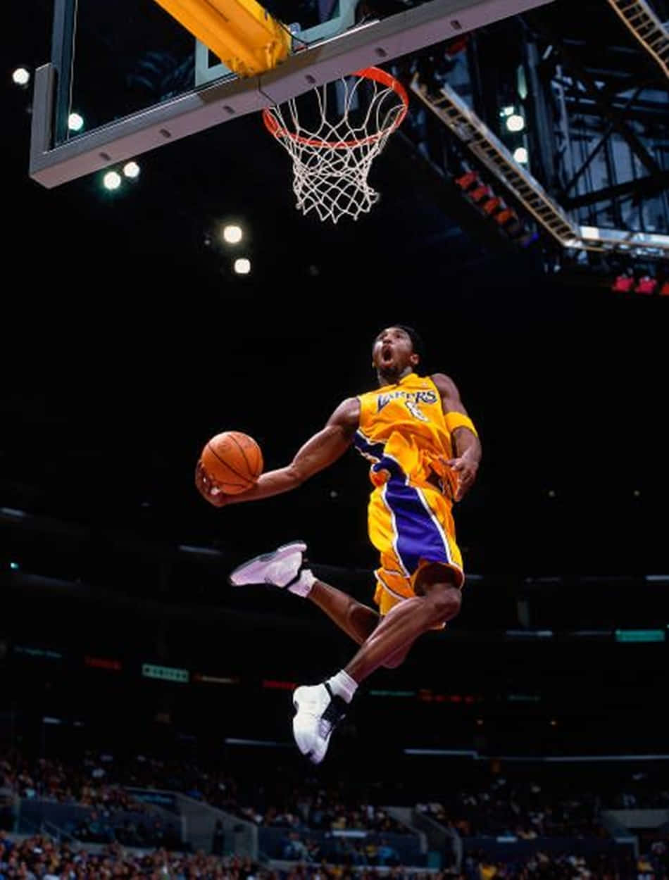 Download Kobe Bryant taking flight. - Kobe Bryant