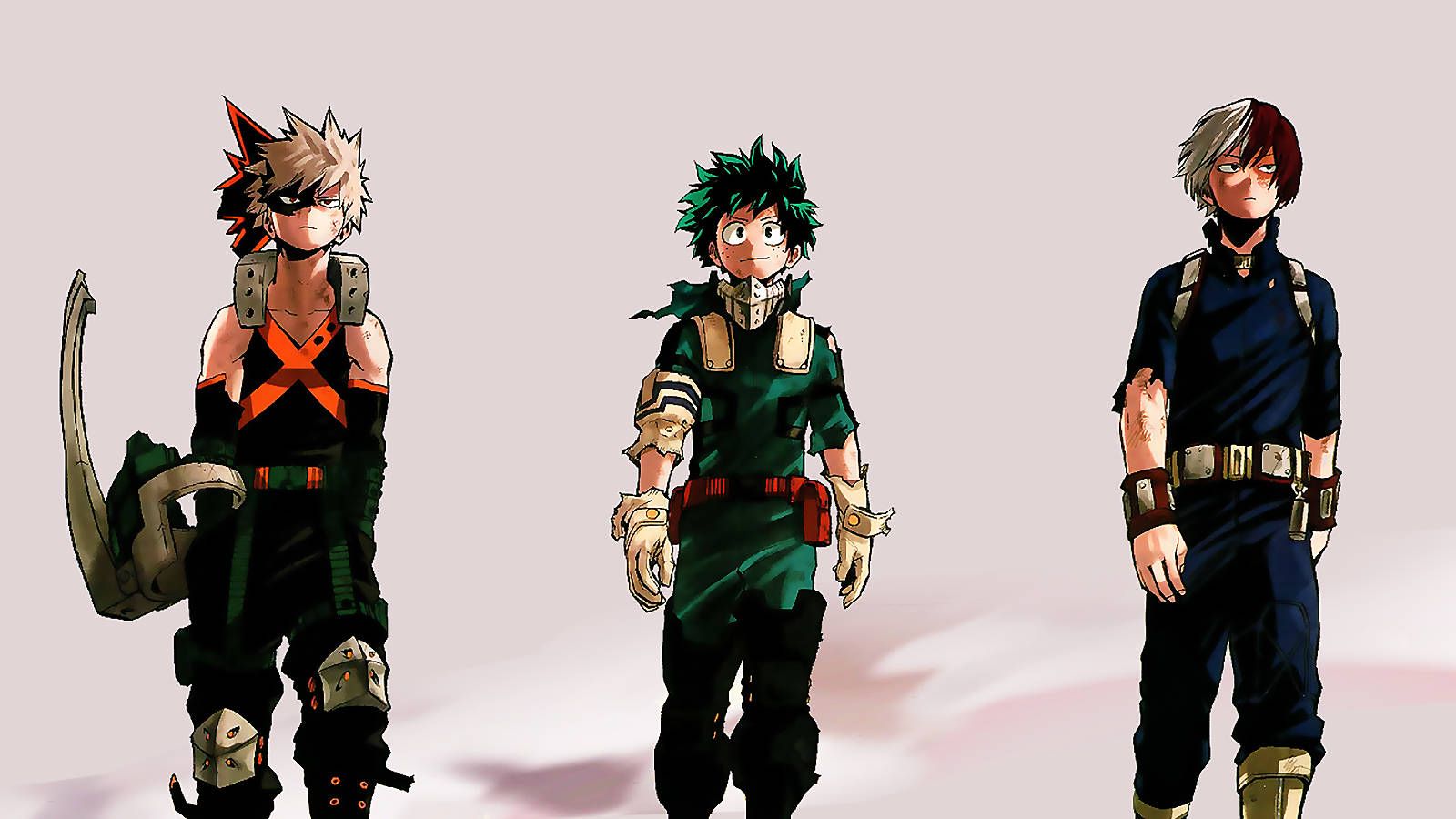 My hero academia characters in their hero costumes - Deku