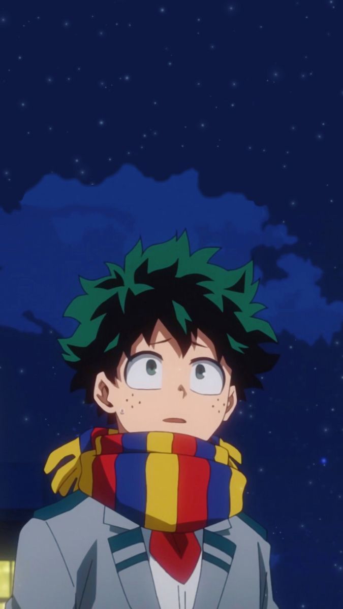 My hero academia wallpaper I made for my phone - Deku