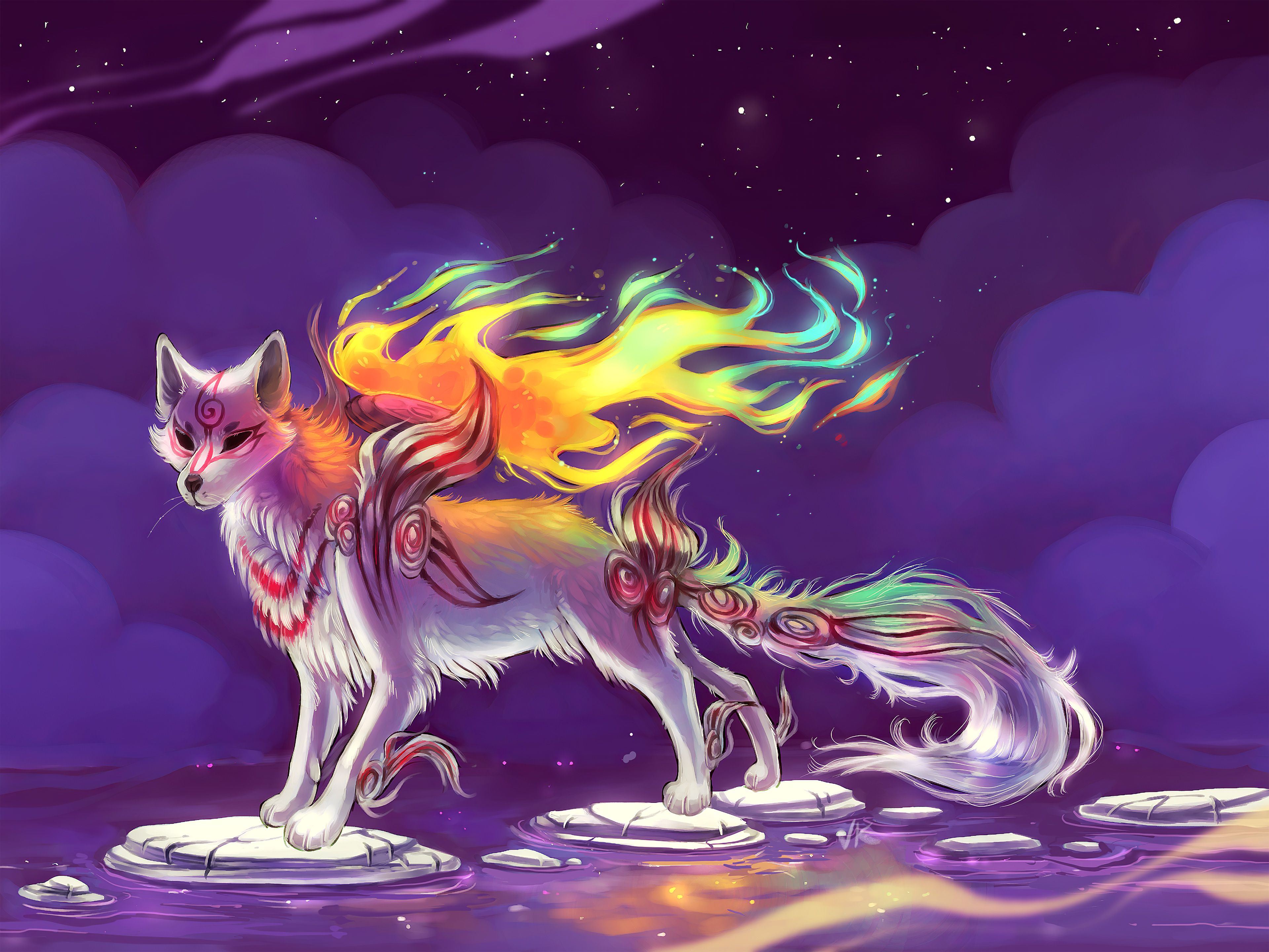 Ammy, the kitsune from Okami - Fox