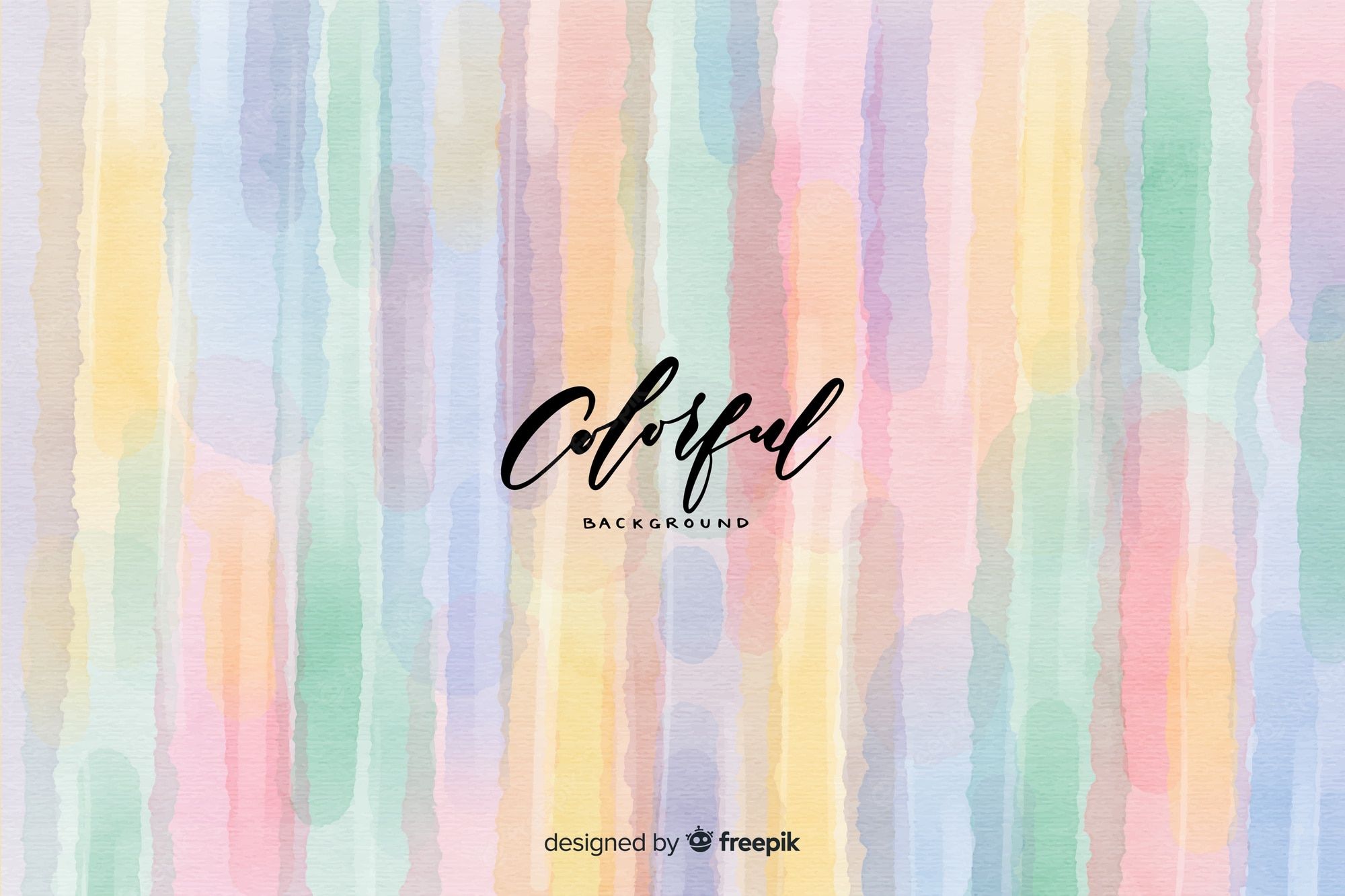 A colorful watercolor background with brush strokes - Blush