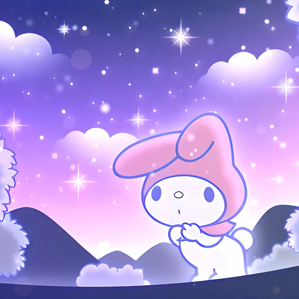 My Melody in the starry night - My Melody