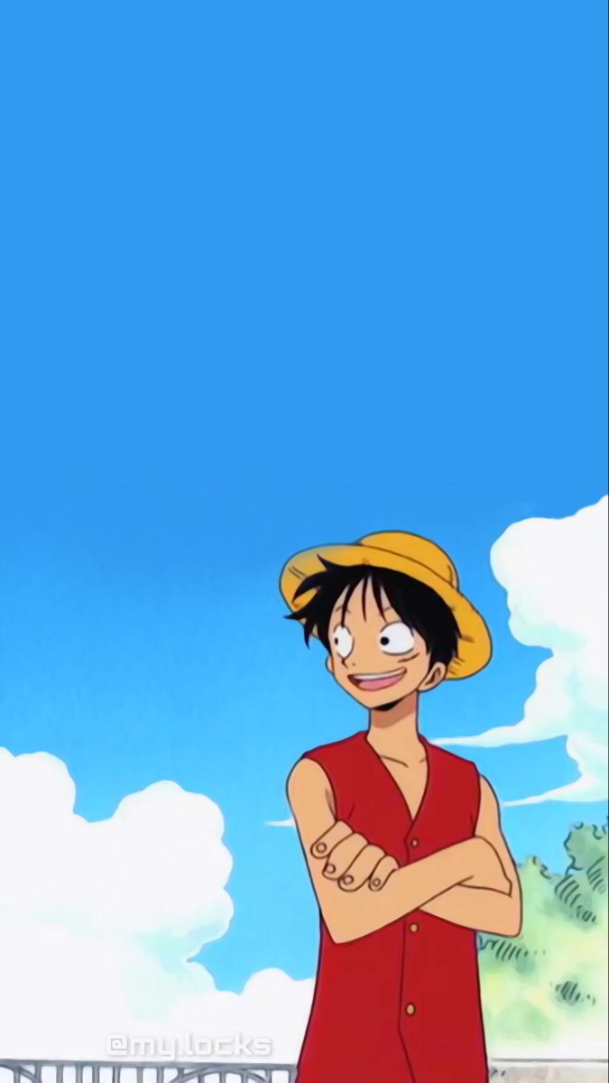 Monkey D. Luffy, the leader of the Straw Hat Pirates, is ready to take on any challenge with his crew by his side. - One Piece