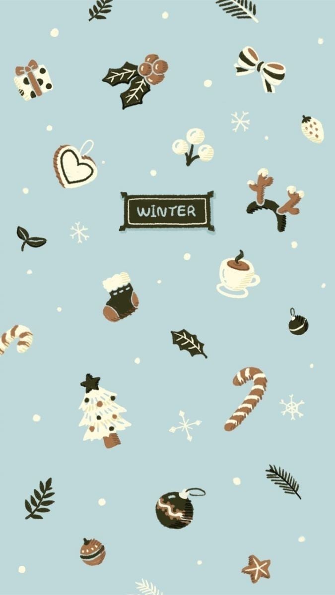 Cute Winter Aesthetics Wallpaper