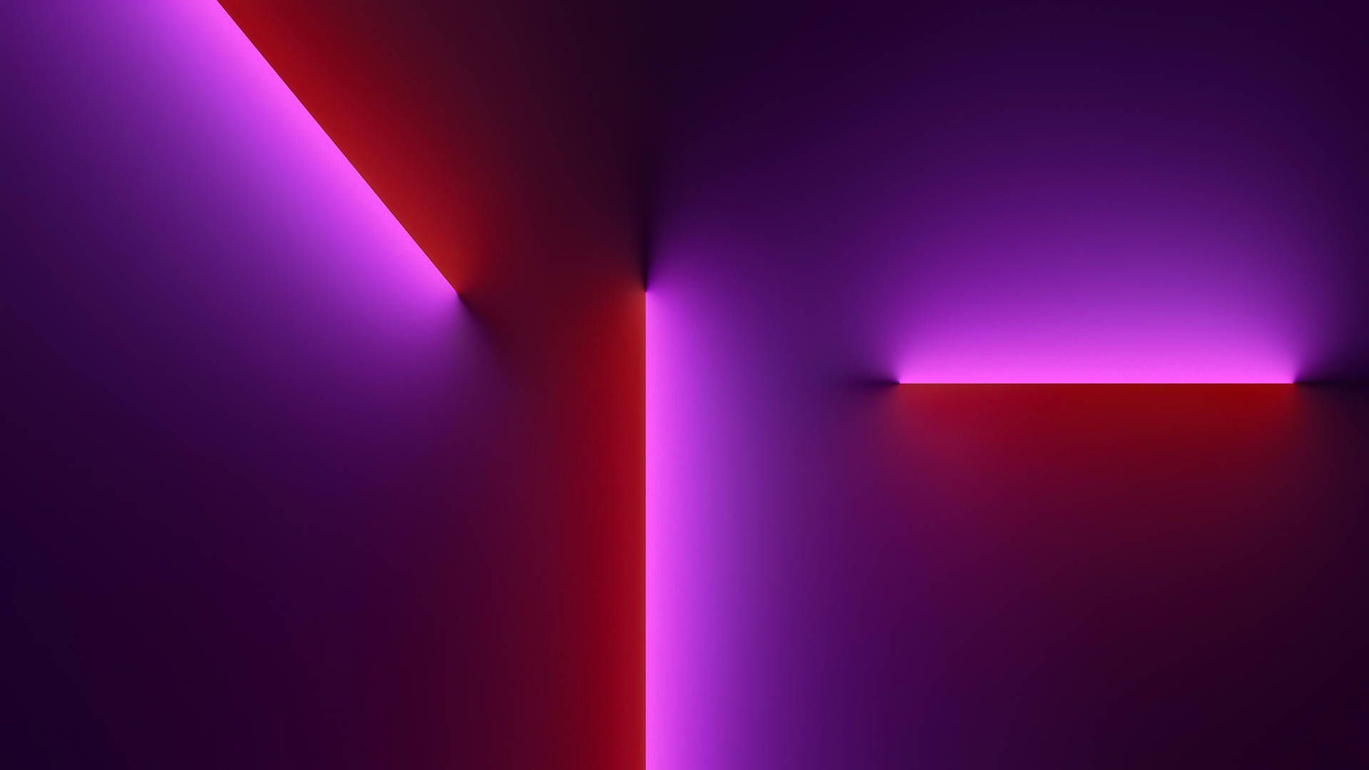 A red and purple abstract wallpaper with geometric shapes - Magenta