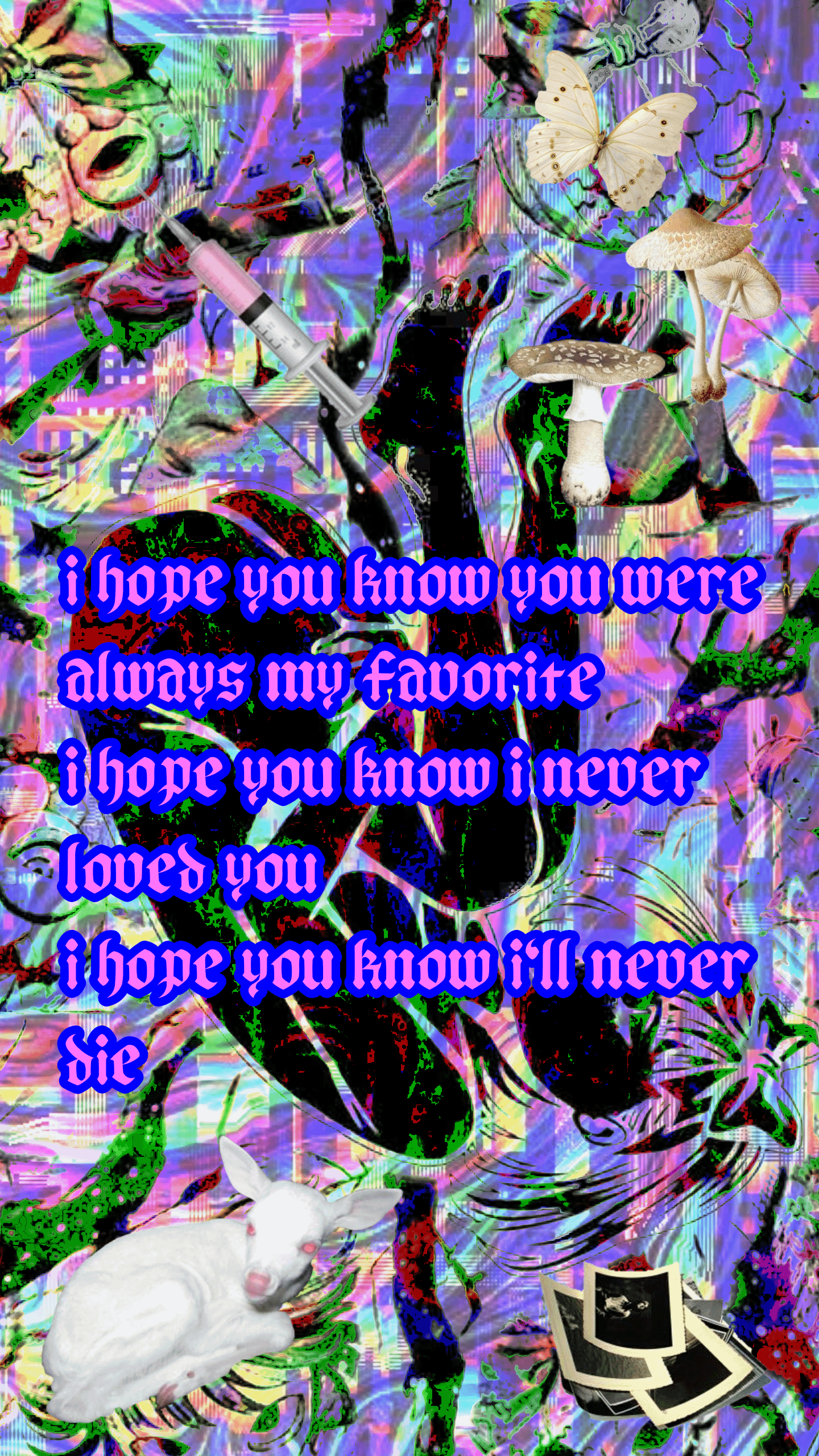 A colorful image with text that says 
