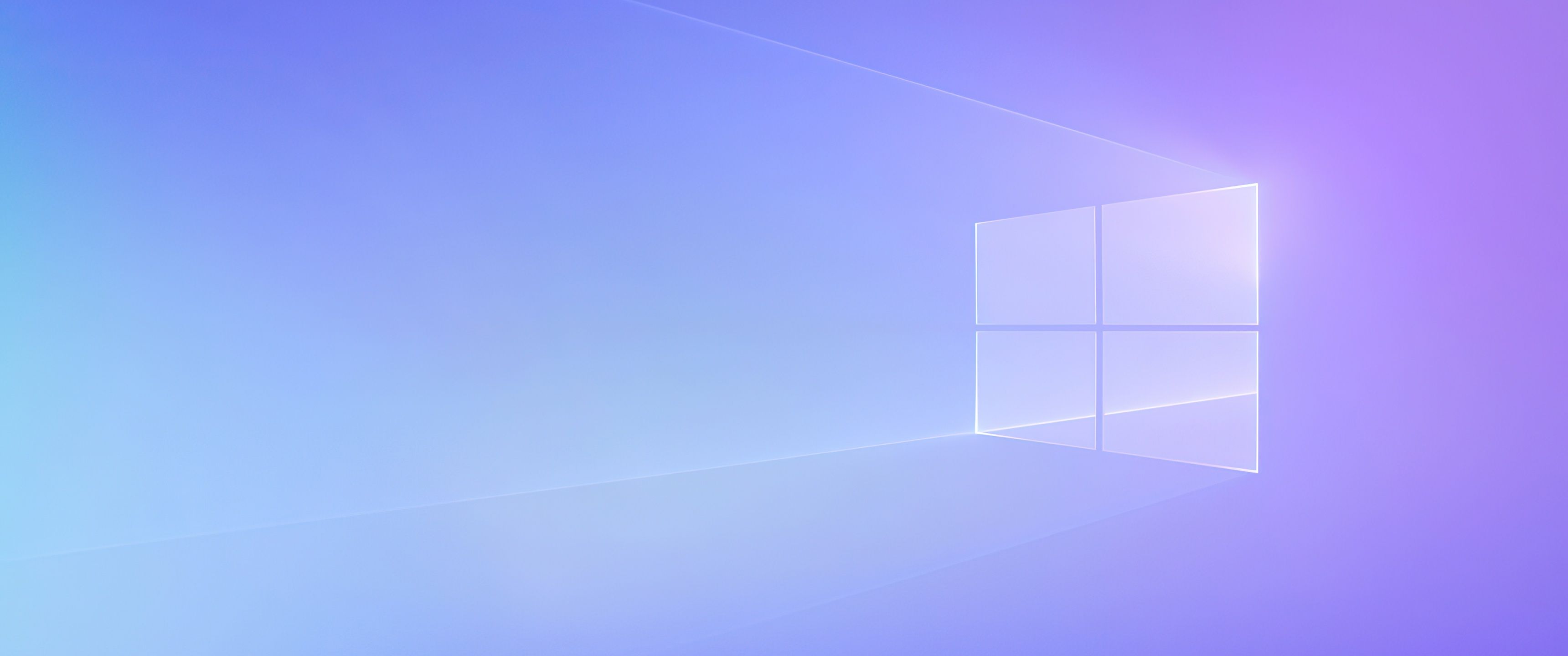 Windows 10 wallpaper, with a purple and blue background - Windows 10