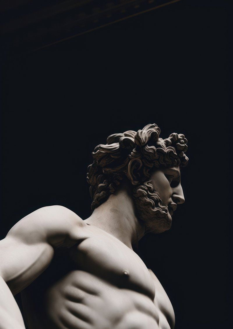 Male Greek Statue Image. Free Photo