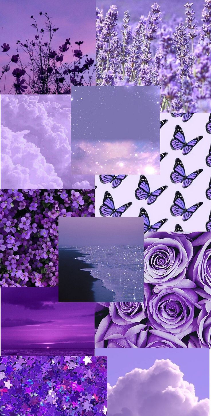 Purple aesthetic. Purple wallpaper