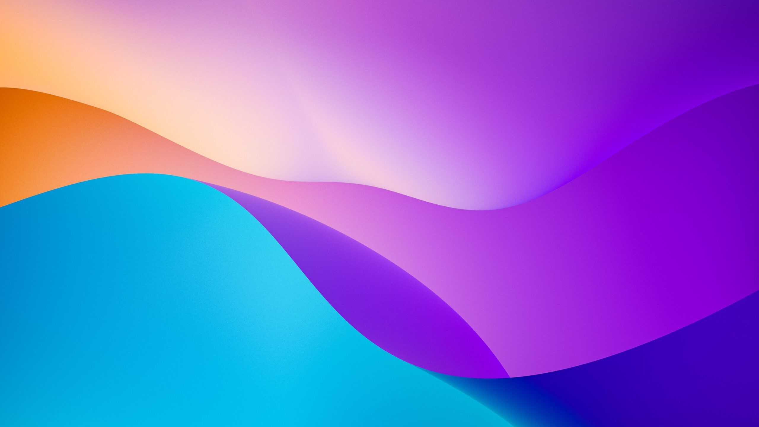 A purple, blue, and orange abstract wallpaper. - Windows 11