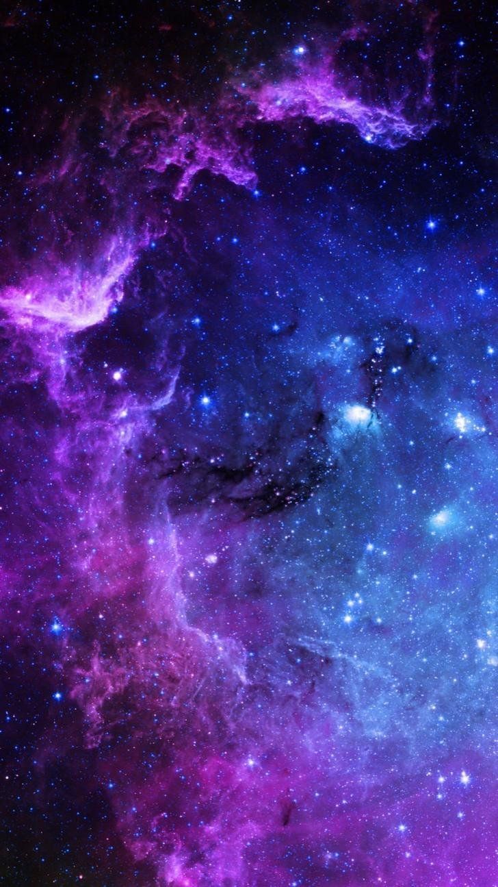 IPhone wallpaper of a purple nebula - Galaxy