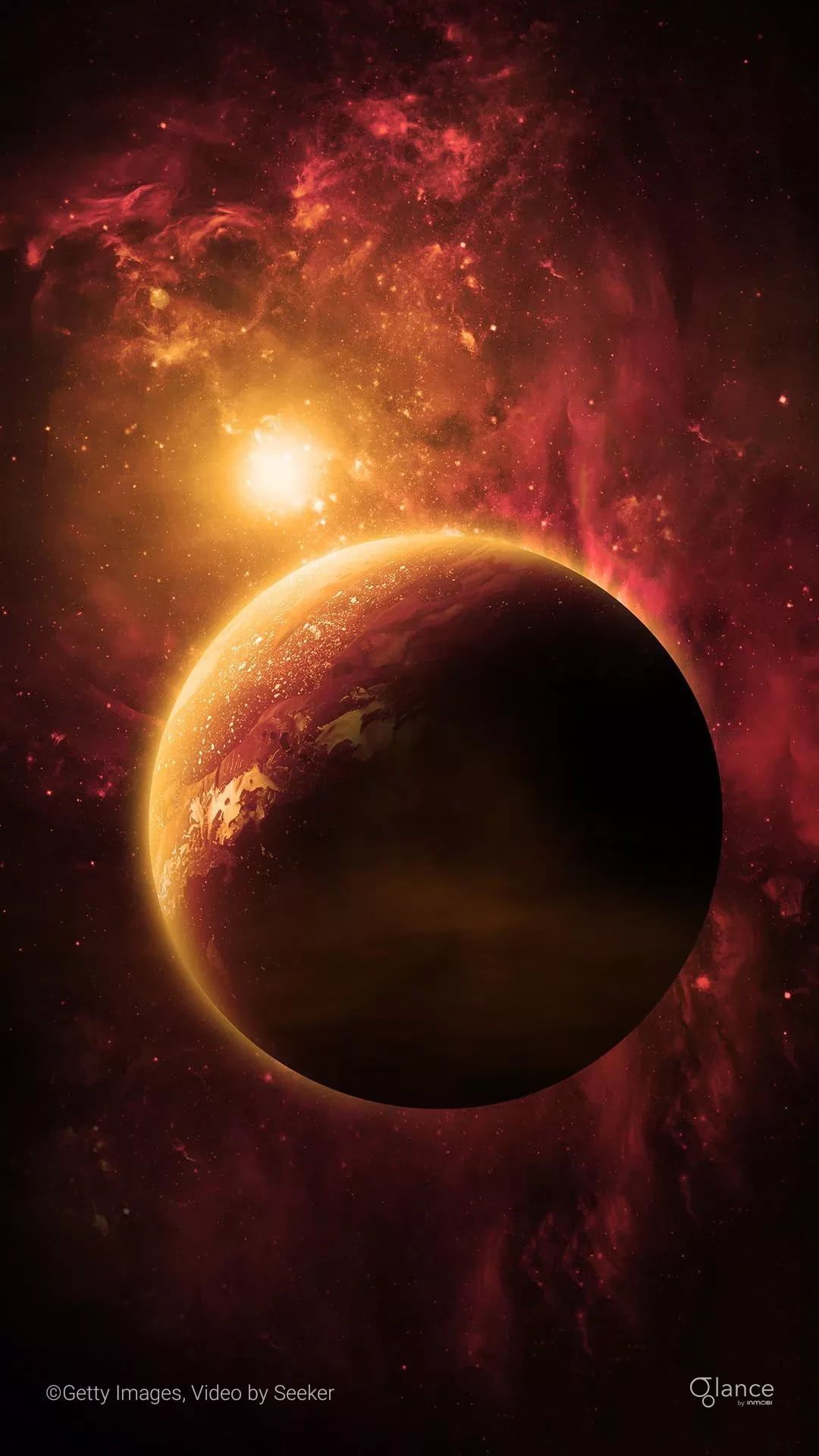 An artist's impression of a potentially habitable exoplanet orbiting a star in the Alpha Centauri system. - Mars